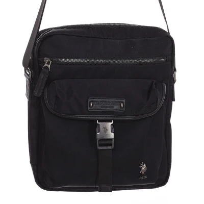 Image of U.S. Polo Assn Mens Large shoulder bag BEUS96028MIP man Black One Size