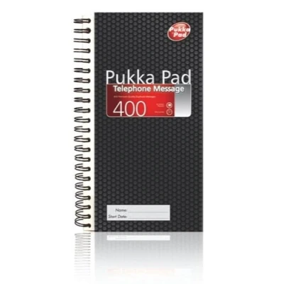 Image of Pukka Pad, Telephone Message Book 152 x 280mm, 400 Messages