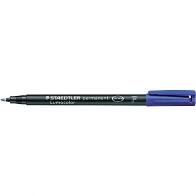 Image of Staedtler Retro Permanent Fineliner Pen Blue