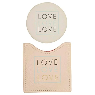 Image of Draeger Love Mirror Round Pocket to Take Anywhere, All Occasions Dimensions 8.5 cm x 8