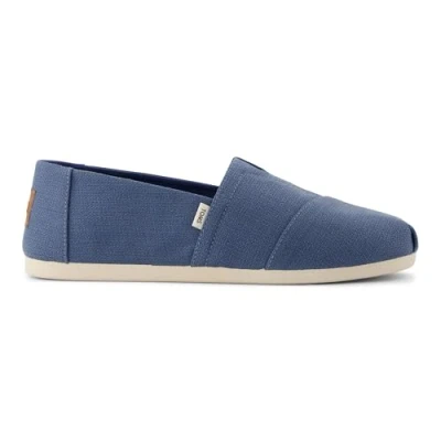 Image of TOMS Men&#039;s Alpargata Oxford Flat, Slate Blue Refibra, 10.5 UK