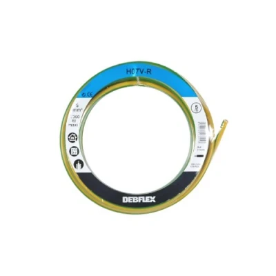 Image of Debflex HO7V R 6 113315 Cable Reel 5 m Yellow/Green