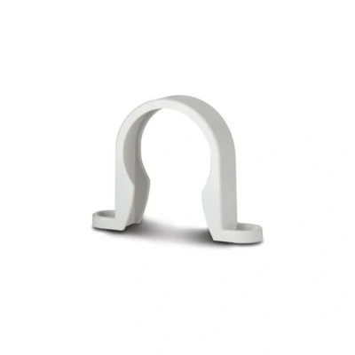 Image of Polypipe Waste Solvent Weld Abs Pipe Clip White 32mm Ws33W