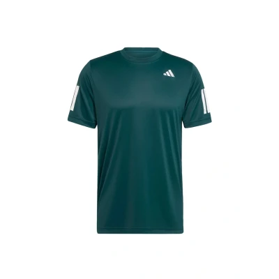 Image of adidas Men&#039;s Club Tennis Climacool 3 Stripes T Shirt, Aurora Ivy, XXL