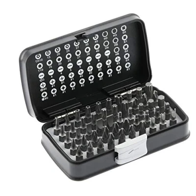 Image of Högert HT1R461 Screwdriver Bit Set Silver 1/4 50 Piece