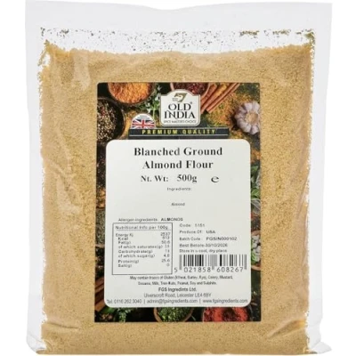 Image of Old India Blanched Ground Almond Flour 500g