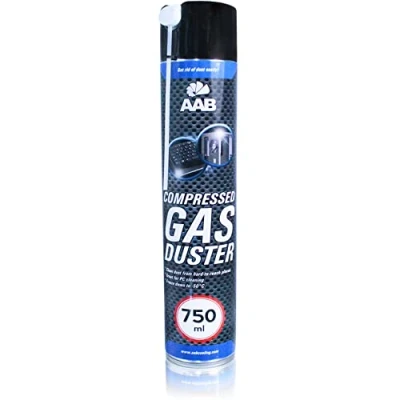 Image of AABCOOLING Compressed Gas Duster 750ml Air for Cleaning Computer, Keyboard, and Other Office Equipment, Laptop Cleaner, PC Kit, Duster, Aerosol Canned