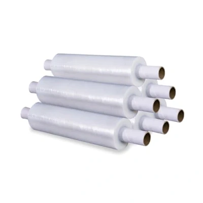 Image of Brillaint Style Strong Extended CORE Clear Pallet/Stretch/Shrink Wrap Packaging Cling Film 400mm x 250m