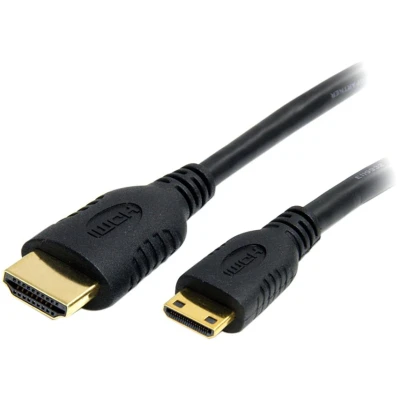 Image of StarTech.com 2m Mini HDMI to Cable with Ethernet 4K 30Hz High Speed Adapter Type C Device Monitor/Display Durable Video Converter Cord