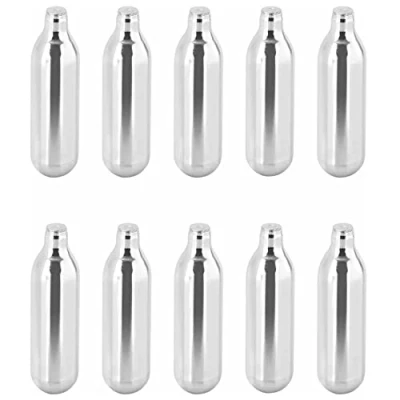 Image of Pack 10 Unthreaded Non Threaded 8g Soda Sparklets Siphons Homebrew Beer Pump Dispenser CO2 Cartridges