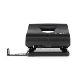 Image of Initiative 2 Hole Punch Medium 22 Sheet Capacity ABS Handle Black