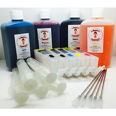 Image of Katies Edible Ink Cartridge Full Kit Compatible With Canon Printers Using PGI 550, CLI 551