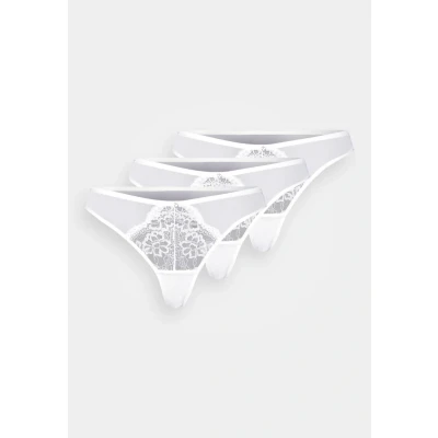Image of Ann Summers SEXY Planet Thong 3 PACK Thong, Women&#039;s, Size: 18, White