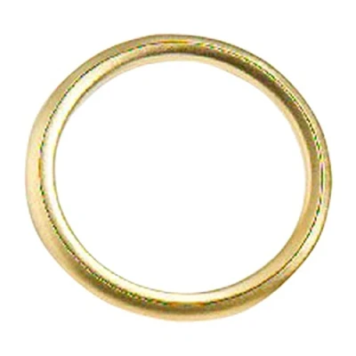 Image of Merriway BH03263 (24 Pcs) Metal Curtain Drapery Rings, Inner Diameter 25mm (1 inch) Outer 32mm (1.1/4 Brass Plated Pack of 24 Pieces