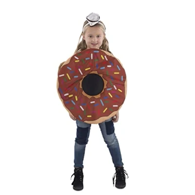 Image of Dress Up America Donut Costume For Kids Sprinkle Doughnut Halloween Great Girls And Boys