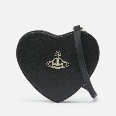Image of Vivienne Westwood Louise Heart Faux Leather Crossbody Bag