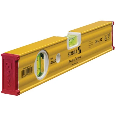 Image of Stabila 80 AS Spirit Level 2 Vial 19162 30cm STB80AS30