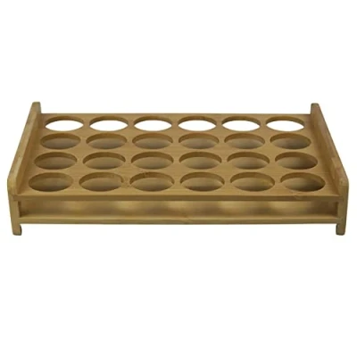 Image of bar@drinkstuff Wooden Shot Glass Holder (24 Holes) DS63058, Single