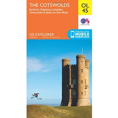 Image of Explorer OL45 The Cotswold Map With Digital Version
