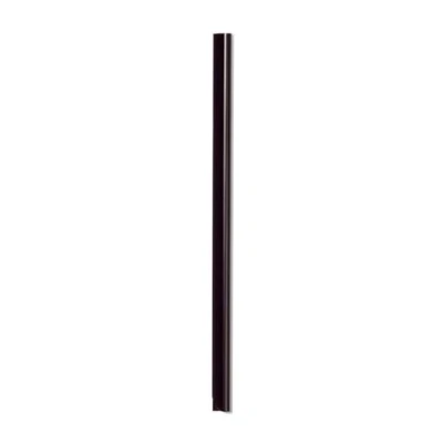 Image of Durable Spine Bar A4 6mm Black Pack of 100 Pieces Ideal for Binding UnPunched Documents In Seconds Holds Up To 60 Sheets