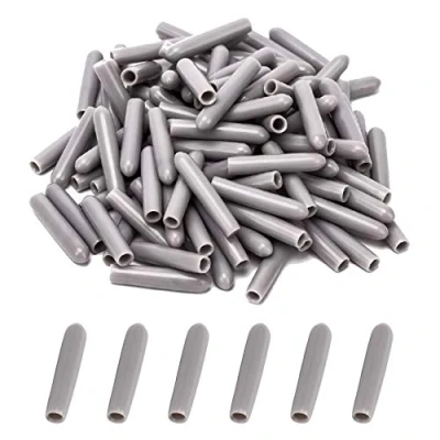 Image of JeoPoom Dishwasher Rack Caps[100 Pieces], Cutlery Basket Protective Cover, Protection Prongs, Just Push On Cap for All Dish Baskets, Fits Models(Gray)