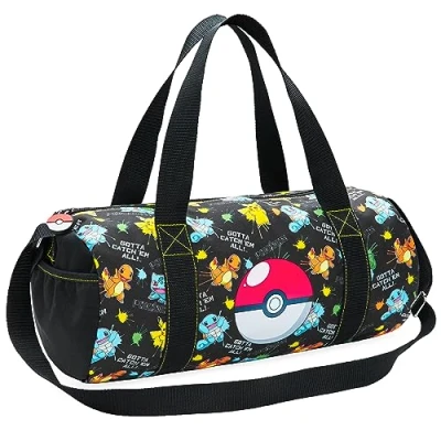 Image of Pokemon Gym Bag for Kids, Pikachu Boys Duffle Large Holdall (Multi)