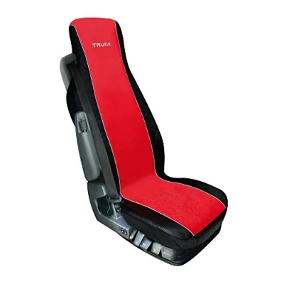 Image of Elisa Lorry Seat Cover Made from Polyester, Red/Black
