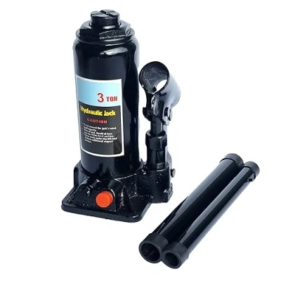 Image of 3 Ton Hydraulic Bottle Jack Heavy Duty Lifting Ram Car Van Truck Caravan Lorry Tractor