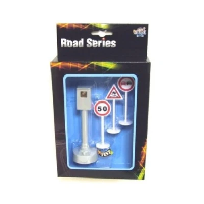 Image of Alpha Toys Kids Globe Traffic Road Series Signs and Speed Camera