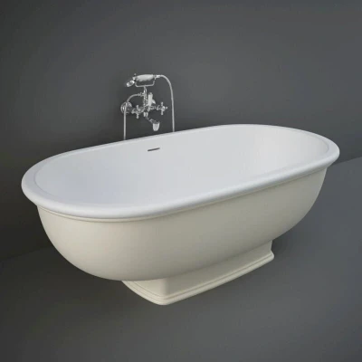 Image of RAK Washington Freestanding Bath 1550 x 800mm Greige WTBT15681505