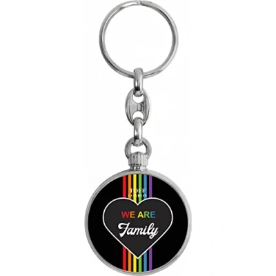 Image of Toff London Pride We Are Family Rainbow Keyring