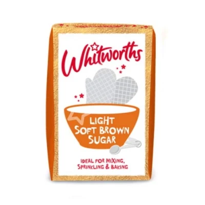 Image of Whitworths Light Soft Brown Sugar 500g (Pack of 2)