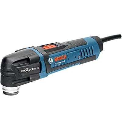 Image of Bosch Professional Corded Multi Cutter GOP 30 28 (incl. 9x saw blades different types, 1x Carbide RIFF sanding plate, 5x sheets, delta in L BOXX 136)
