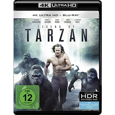 Image of Legend of Tarzan 4K, 2 UHD Blu rays