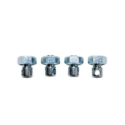 Image of Weldtite WEL8010 Mudguard Nut and Bolt Silver
