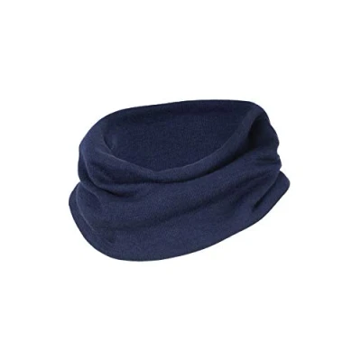Image of Engel Natur, Childrens Tube Scarf, 70% Organic Wool, 30% Silk (Navy)