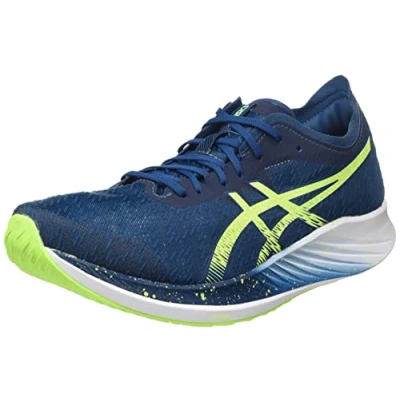 Image of Asics Magic Speed Mens Blue Trainers Size UK 8