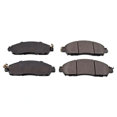 Image of D10604JA0A, D10604KH0C, D10604KJ1A, D10605TA0A, D10605TA0B Brake pad set BLUE PRINT ADN142183 Front Axle with acoustic wear warning