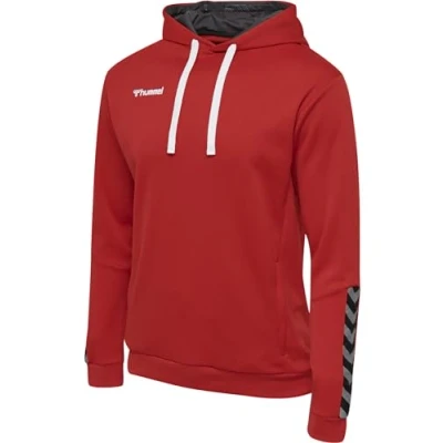 Image of hummel Men&#039;s Hmlauthentic Poly Hoodie True Red