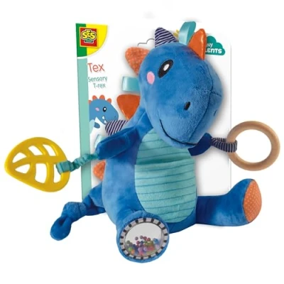 Image of SES Creative 13201 Tex Sensory T rex, Yellow