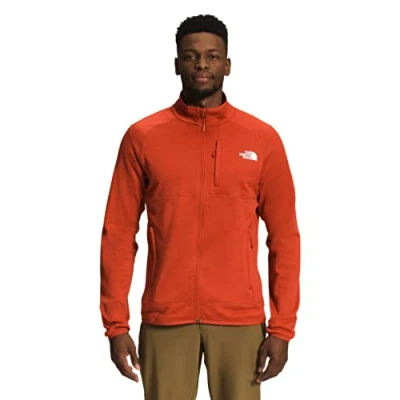 Image of THE NORTH FACE Men&#039;s Canyonlands Full Zip, Rusted Bronze Heather, X Large, Large