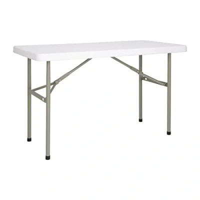 Image of Bolero Foldaway Rectangular Utility Table 4Ft 740X1220X607mm Legs Fold Into Top