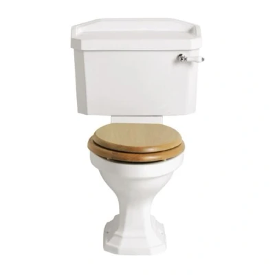 Image of Heritage Granley Close Coupled Standard Height WC Toilet Pan White PGRW00.