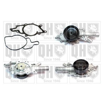 Image of 6132000701 Water pump QUINTON HAZELL QCP3571 with gaskets/seals 105mm MERCEDES BENZ: E Class Saloon, T modell