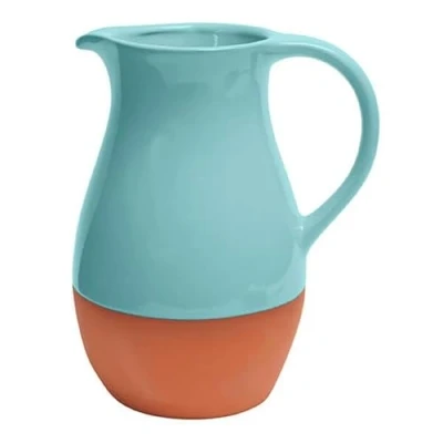 Image of Dexam Sintra Glazed Terracotta Jug Duck Egg