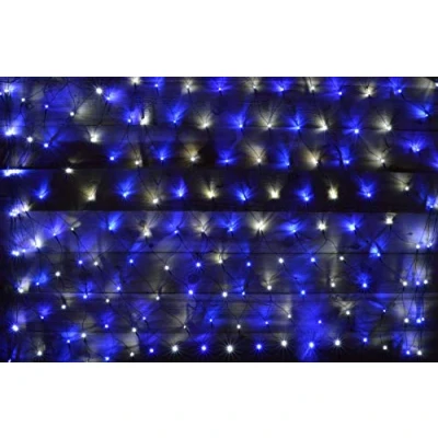 Image of Premier Housewares 180 Net LED Light Blue/White