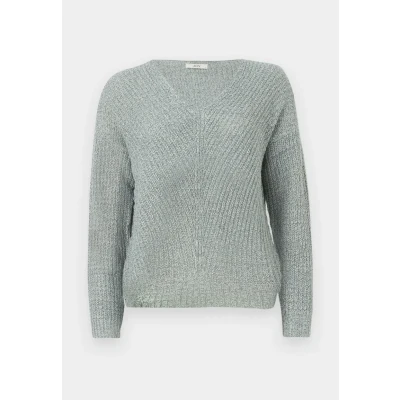 Image of JDY Women&#039;s JDYNEW Megan L/S Pullover KNT NOOS Sweater, Abyss/Detail: w. Black Ply, XS