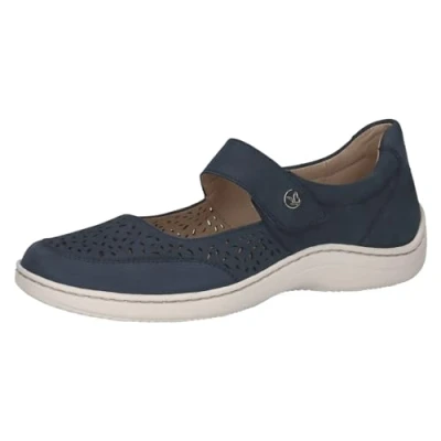 Image of CAPRICE Women&#039; 9 22156 42 Ballet Flat, Ocean Nubuck, 8 UK