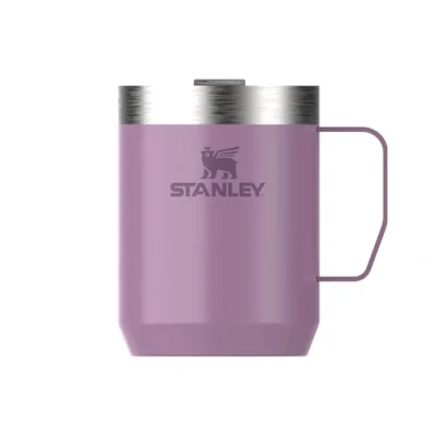 Image of Stanley Classic Legendary Camp Travel Mug 0.23L Keeps Hot for 1 Hour 2 Hours Cold Dishwasher Safe Stainless Steel Coffee Cup BPA Free Lilac Gloss