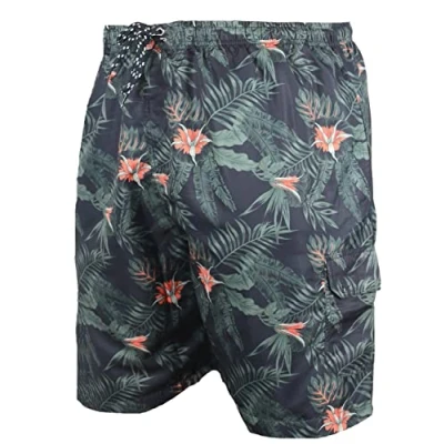 Image of Big Mens Green Sannchez Swim Shorts Water Large Oversized for Sizes 2XL 3XL 4XL 5XL 6XL 7XL 8XL, Size :